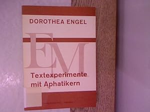 Seller image for Textexperimente mit Aphatikern. Ergebnisse und Methoden moderner Sprachwissenschaft ; Bd. 1. for sale by Antiquariat Bookfarm