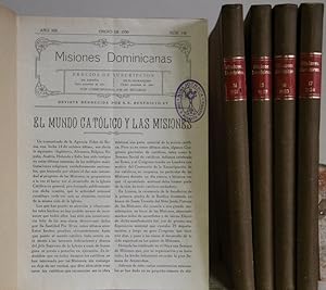 Misiones Dominicanas. Volumes 13-17 (1930-1934). Together 5 yearbooks in 5 volumes.