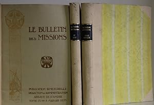 Le Bulletin des missions. Tomes 9-12 (1929-1932). 4 years in 3 volumes.