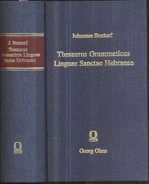 Bild des Verkufers fr Thesaurus Grammaticus Linguae Sanctae Hebraeae. (Nachdruck der Ausgabe Basel 1651). zum Verkauf von Antiquariat Dwal