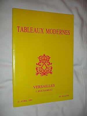 Tableaux Modernes 21 April 1985