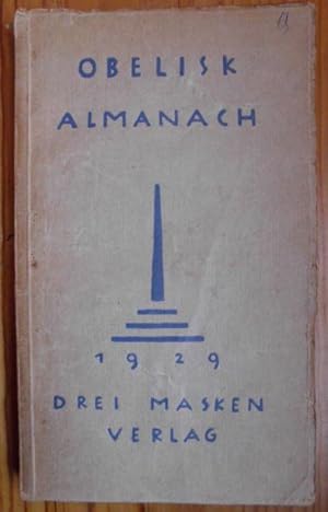 Bild des Verkäufers für Obelisk Almanach 1929 zum Verkauf von Araki Antiquariat Georg Dehn