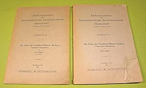 Seller image for Die Flora des Frankfurt-Mainzer Beckens. I. Kryptogamen (Sporenpflanzen) und II. Phanerogamen (Bltenpflanzen). 2 Bnde (komplett). for sale by Antiquariat Lycaste