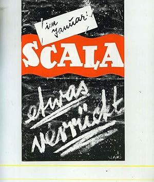 Nachdruck eines Programmheftes der Berliner " Scala "
