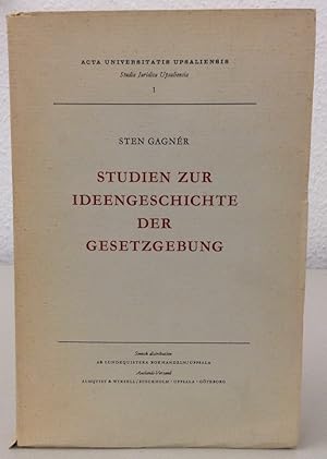 Studien zur Ideengeschichte der Gesetzgebung.