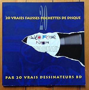 Imagen del vendedor de 20 vraies fausses pochettes de disque par 20 vrais dessinateurs BD a la venta por La Bergerie