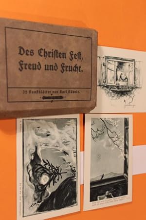 Des Christen Fest, Freud und Frucht. 32 Kunstblätter von Karl Kühnle.