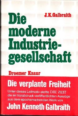 Bild des Verkufers fr Die moderne Industriegesellschaft. zum Verkauf von Buchversand Joachim Neumann