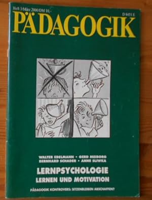 Pädagogik Heft 3 2000 - Lernpsychologie. Lernen und Motivation,