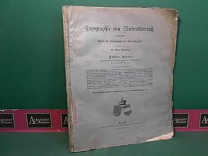 Topographie von Niederösterreich - 8.Band: Der alphabetischen Reihenfolge der Ortschaften, 7.Band...