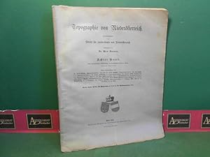 Topographie von Niederösterreich - 8.Band: Der alphabetischen Reihenfolge der Ortschaften, 7.Band...