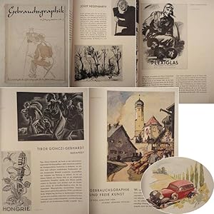 Seller image for Gebrauchsgraphik. Monatsschrift zur Frderung knstlerischer Werbung. Offizielles Organ der Fachgruppe Gebrauchsgraphfiker in der Reichskammer der bildenden Knste, Nr.7 September 1944 / 20. Jahrgang 1943 / 44 * l e t z t e s e r s c h i e n e n e s H e f t for sale by Galerie fr gegenstndliche Kunst