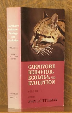 Imagen del vendedor de Carnivore Behavior, Ecology, and Evolution (Vol. 1) a la venta por Andre Strong Bookseller