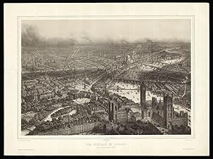 Imagen del vendedor de Vue Gnrale de Londres Prise au dessus du Park St James. a la venta por Daniel Crouch Rare Books Ltd