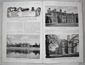 Original Issue of Country Life Magazine Dated June 15th 1935 with a Main Feature on Sudbury Hall ...