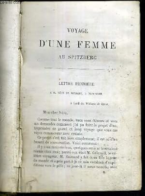 Image du vendeur pour VOYAGE D'UNE FEMME AU SPITZBERG mis en vente par Le-Livre