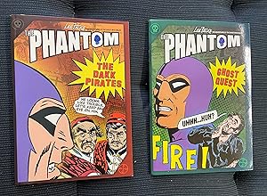 Set of 2 Books with 2 Phantom comics titles in English - The Dakk Pirates and Ghost Quest