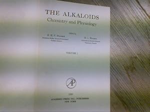 Imagen del vendedor de The alkaloids. Chemistry an Physiology. Volume I. a la venta por Antiquariat Bookfarm