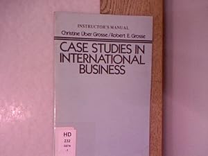 Imagen del vendedor de Case Studies in International Business. a la venta por Antiquariat Bookfarm