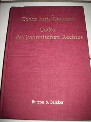 Codex Iuris Canonici/Codex des Kanonischen Rechtes. Lateinisch-deutsche Ausgabe.