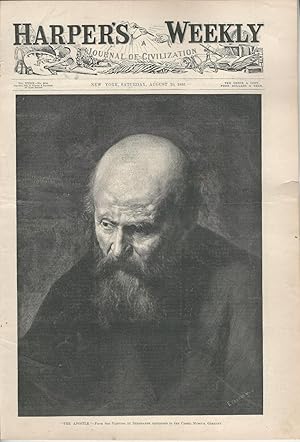 Seller image for ENGRAVING:'The Apostle'. engraving from Harper's Weekly, August 3, 1895 for sale by Dorley House Books, Inc.