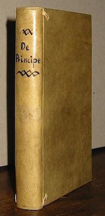 Bild des Verkufers fr De Principe libri III zum Verkauf von Libreria Ex Libris ALAI-ILAB/LILA member