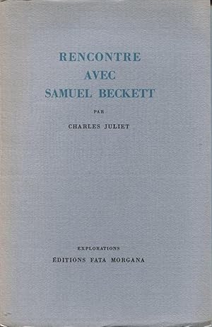 Image du vendeur pour Rencontres avec Samuel Beckett. mis en vente par Librairie In-Quarto