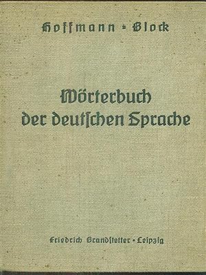 Bild des Verkufers fr worterbuch der deutschen sprache zum Verkauf von Librodifaccia