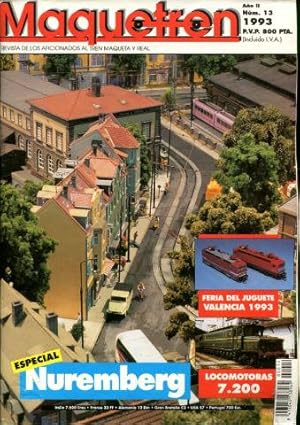 MAQUETREN. REVISTA DE LOS AFICIONADOS AL TREN MAQUETA Y REAL. AÑO II, NUM. 13. FERIA DEL JUGUETE ...