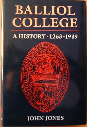 Balliol College: A History, 1263-1939