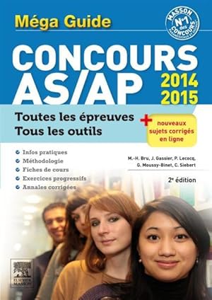 Imagen del vendedor de MEGA-GUIDE ; concours AS/AP (dition 2014/2015) a la venta por Chapitre.com : livres et presse ancienne