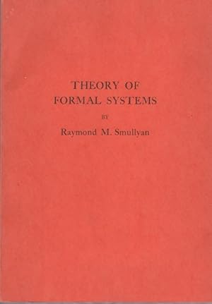 THEORY OF FORMAL SYSTEMS.