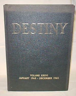 Image du vendeur pour Destiny Magazine; Vol. XXXVI or Anglo-Saxon Destiny Magazine, mis en vente par Princeton Antiques Bookshop
