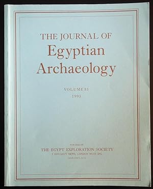 Bild des Verkufers fr The Journal of Egyptian Archaeology Volume 81 1995 zum Verkauf von Jeff Irwin Books