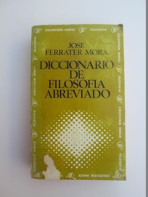 Diccionario De Filosofía Abreviado