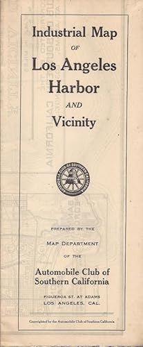 Industrial Map of Los Angeles Harbor & Vicinity OVERSIZE