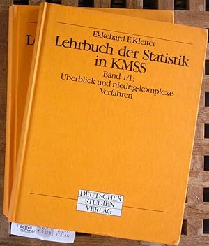 Lehrbuch der Statistik in KMSS. Band 1/1 und 1/2. 2 Bücher. Überblick und niedrig-komlexe Verfahr...