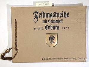 Festungsweihe mit Heimatfest Coburg in 60 Bildern 6.-8. September 1924