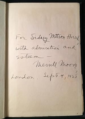 Chamber Music (Joyce's First Book - Signed Association Copy from Fugitive Poet Merrill Moore to O...