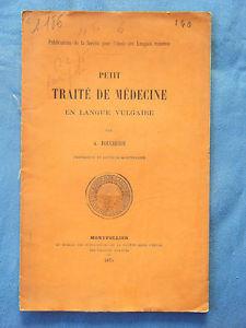 Petit traité de médecine en langue vulgaire