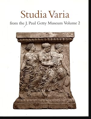 Image du vendeur pour Studia Varia from the J. Paul Getty Museum, Volume 2 (Occasional Papers on Antiquities) mis en vente par Diatrope Books