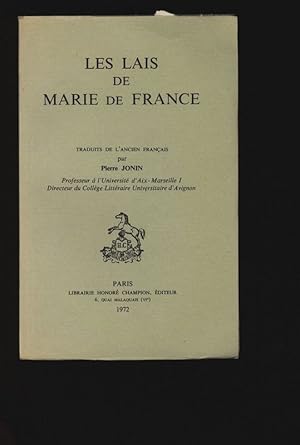 Image du vendeur pour Les lais de Marie de France. mis en vente par Antiquariat Bookfarm