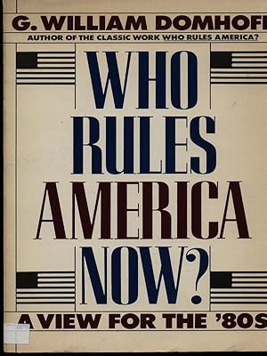 Bild des Verkufers fr Who rules America now? zum Verkauf von Librodifaccia