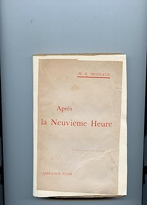 Seller image for APRS LA NEUVIME HEURE. for sale by Librairie CLERC