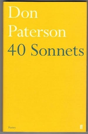 Seller image for 40 Sonnets for sale by OJ-BOOKS    ABA / PBFA