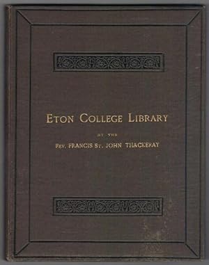 Imagen del vendedor de Eton College Library a la venta por OJ-BOOKS    ABA / PBFA