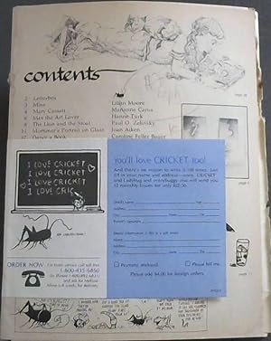 Bild des Verkufers fr Cricket : The magazine for children : July 1986 Vol 13 Number 12 zum Verkauf von Chapter 1