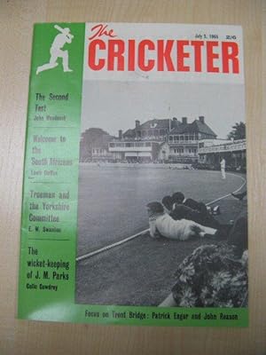 Imagen del vendedor de The Cricketer: Volume 46 No. 9 (New Series), July 2, 1965 a la venta por PsychoBabel & Skoob Books