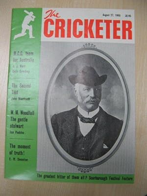 Imagen del vendedor de The Cricketer: Volume 46 No. 13 (New Series), August 27, 1965 a la venta por PsychoBabel & Skoob Books