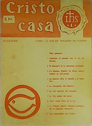 Seller image for Cristo en casa. Curso: La sublime vocacin del hombre. 10 lecciones. for sale by Librera y Editorial Renacimiento, S.A.